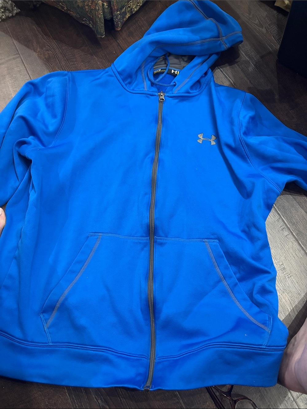 Under Armour Royal Blue Full-Zip Performance Hoodie